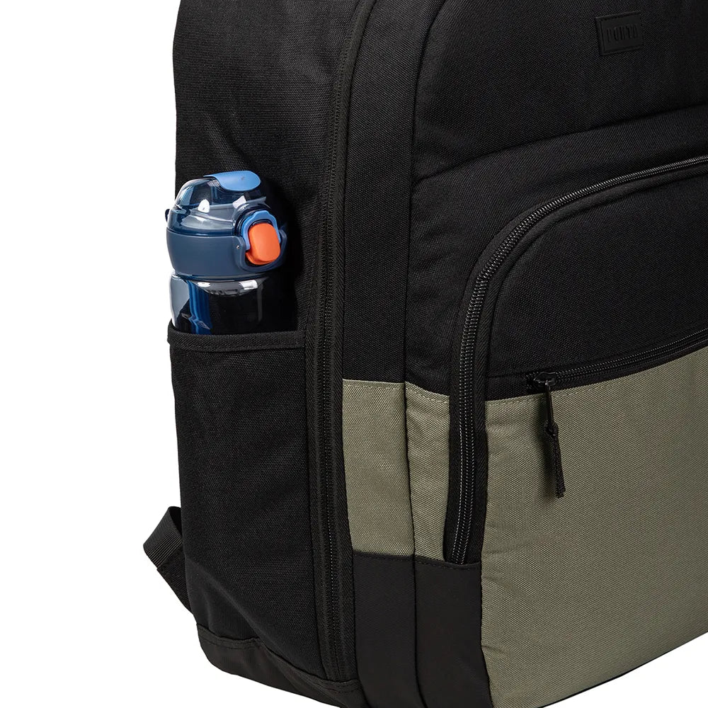 MOCHILA PORTA NOEL-MCH NEGRO/VERDE
