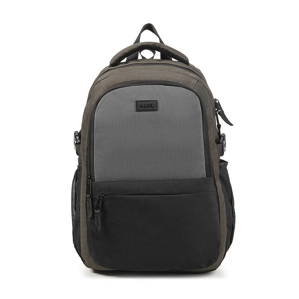 MOCHILA PORTA OLIVIER VERDE/GRIS
