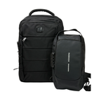 MOCHILA YOU INSPIRA NEGRO + MORRAL ANTIRROBO