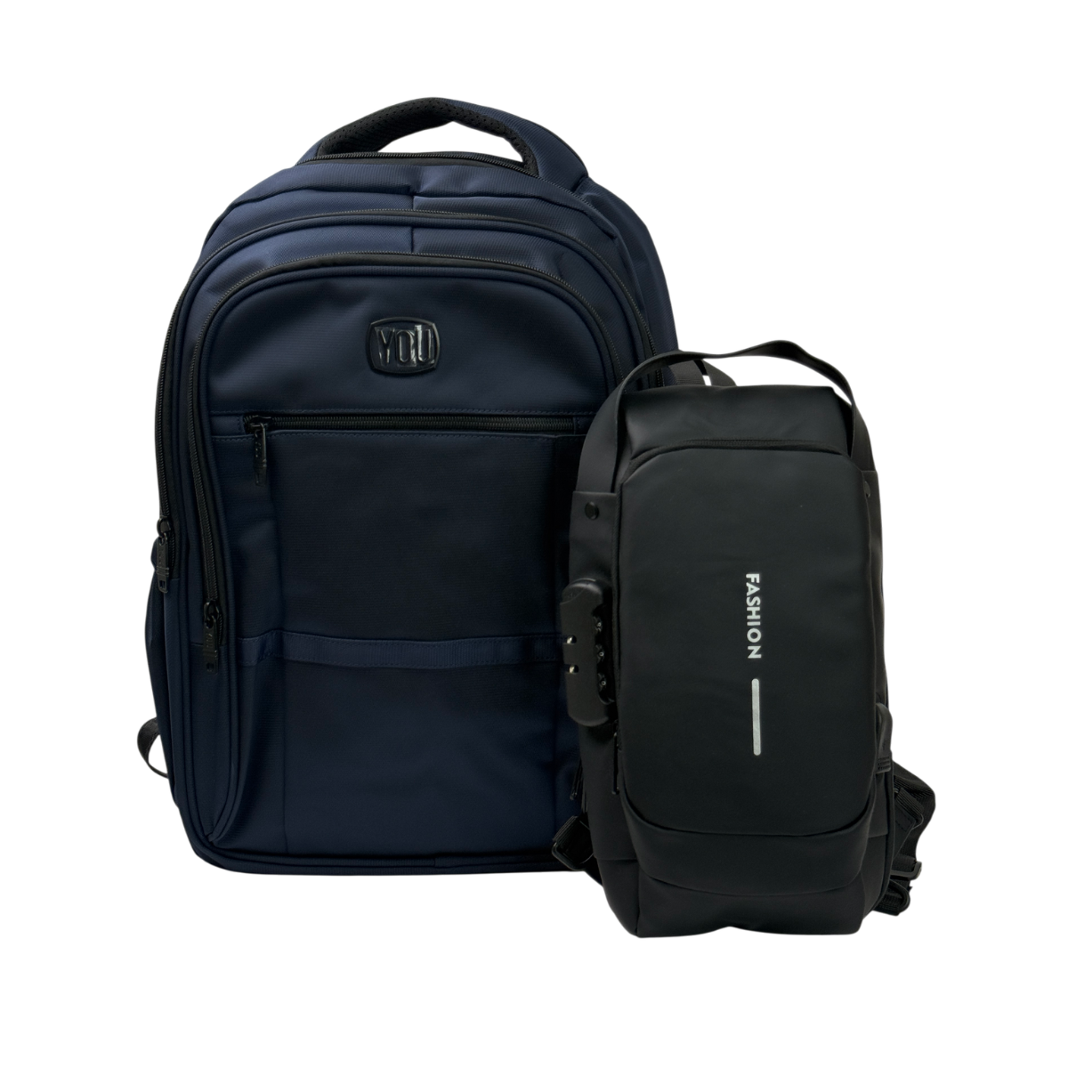 MOCHILA YOU URBAN AZUL + MORRAL ANTIRROBO