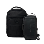 MOCHILA YOU STREET NEGRA + MORRAL ANTIRROBO