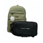 MOCHILA TOKEBAK TUKSU VERDE + MORRAL ANTIRROBO