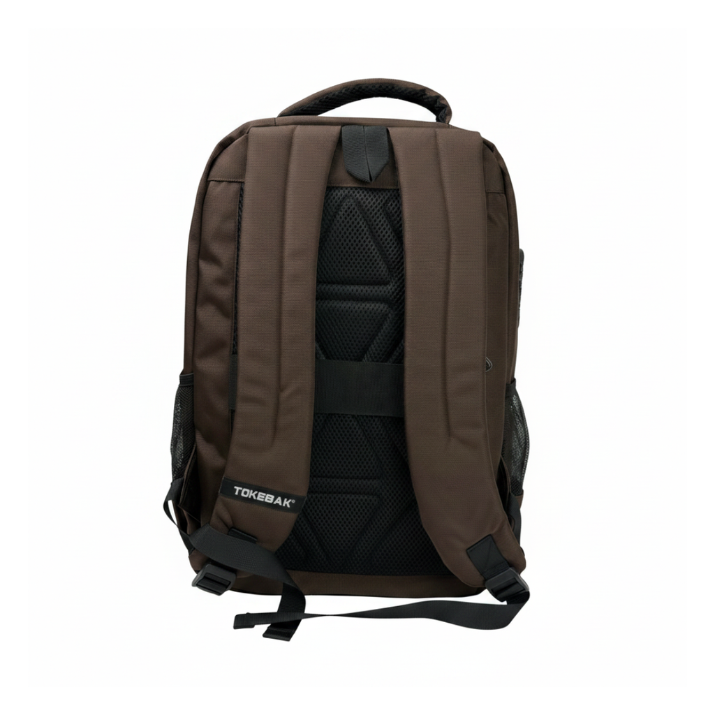 MOCHILA TOKEBAK ROMBO - MARRON