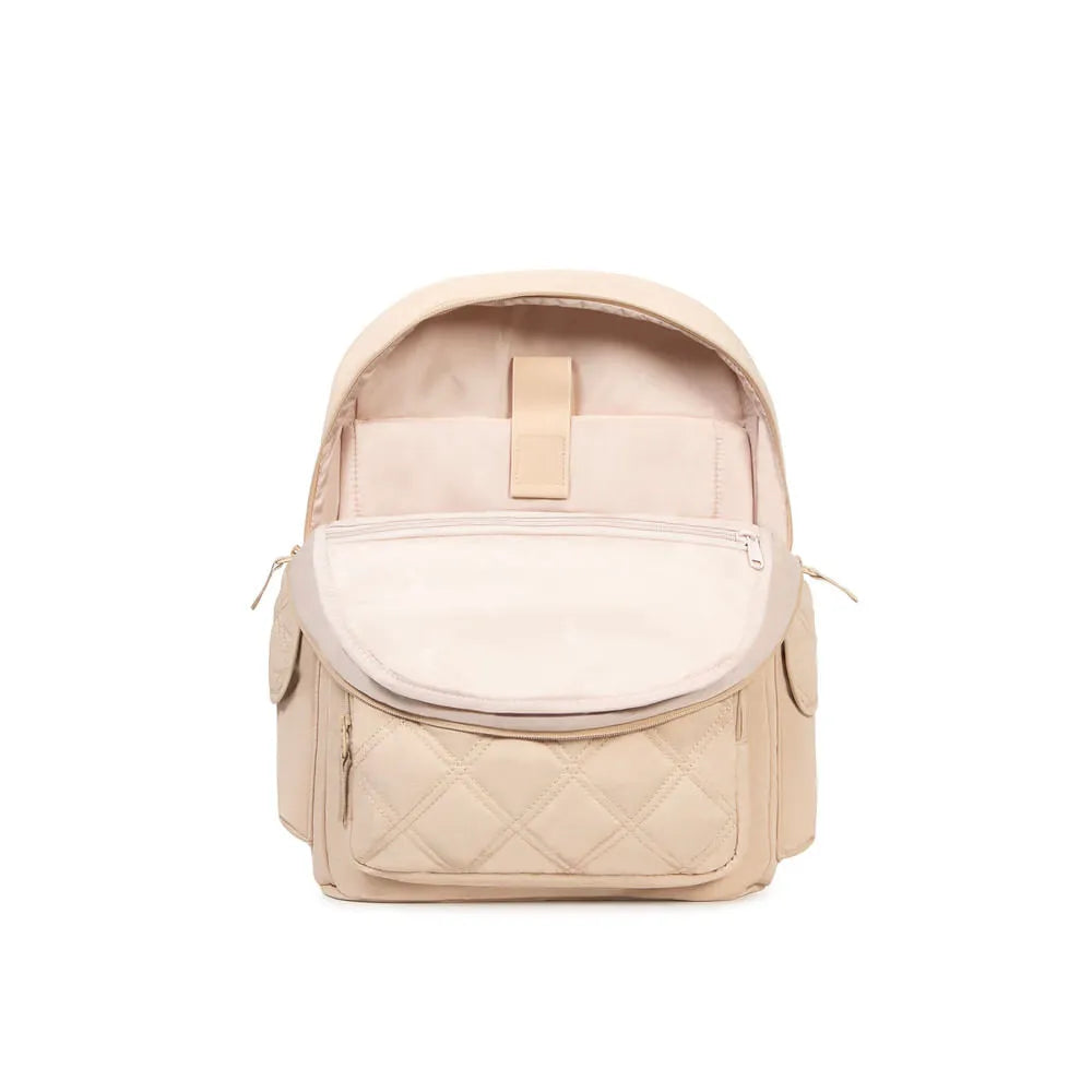 MOCHILA PORTA AMELIE-MCH BEIGE