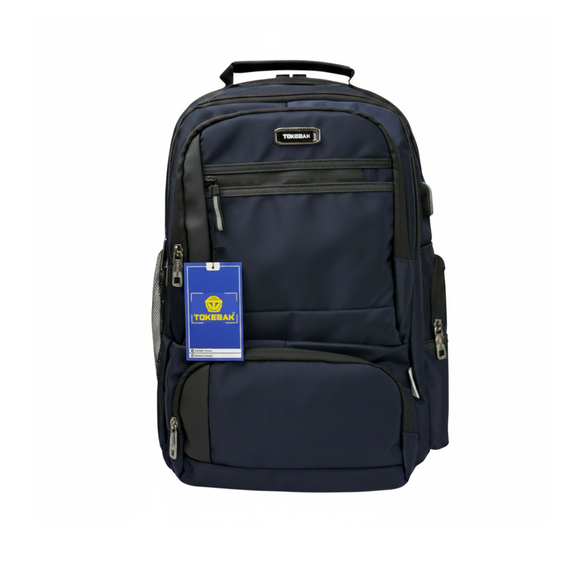 MOCHILA TOKEBAK ROTAL AZUL + MORRAL ANTIRROBO