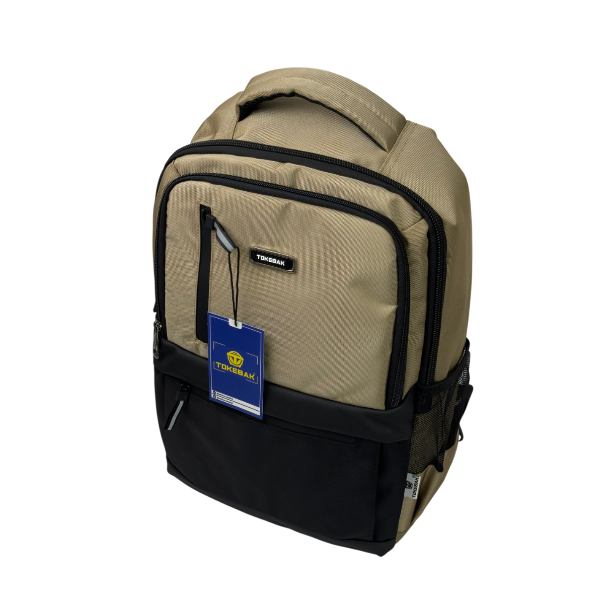MOCHILA TOKEBAK ROMBO - BEIGE