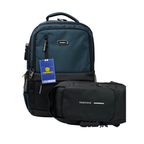 MOCHILA TOKEBAK ROMBO - TURQUESA + MORRAL ANTIRROBO