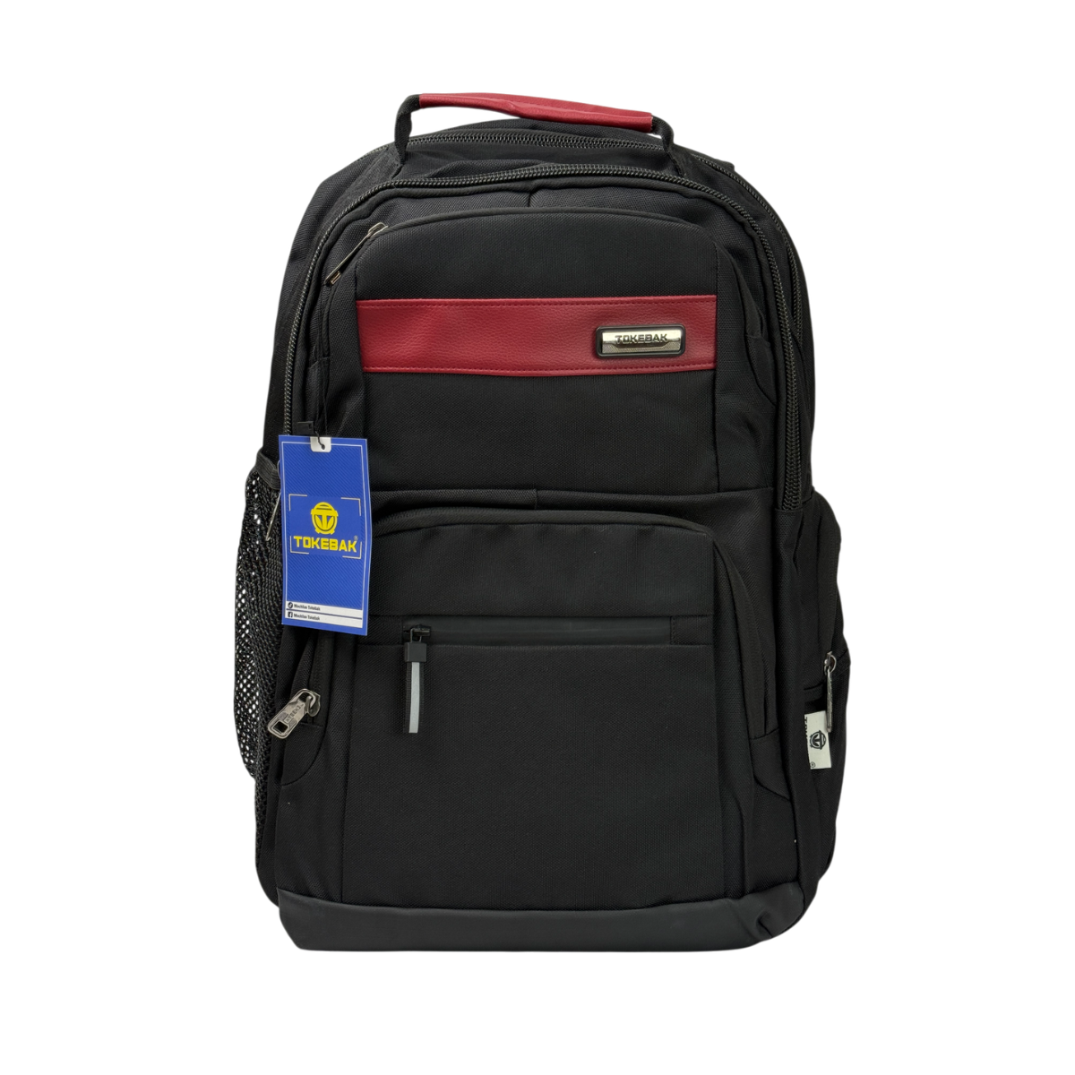 MOCHILA TOKEBAK ROJA + MORRAL ANTIRROBO