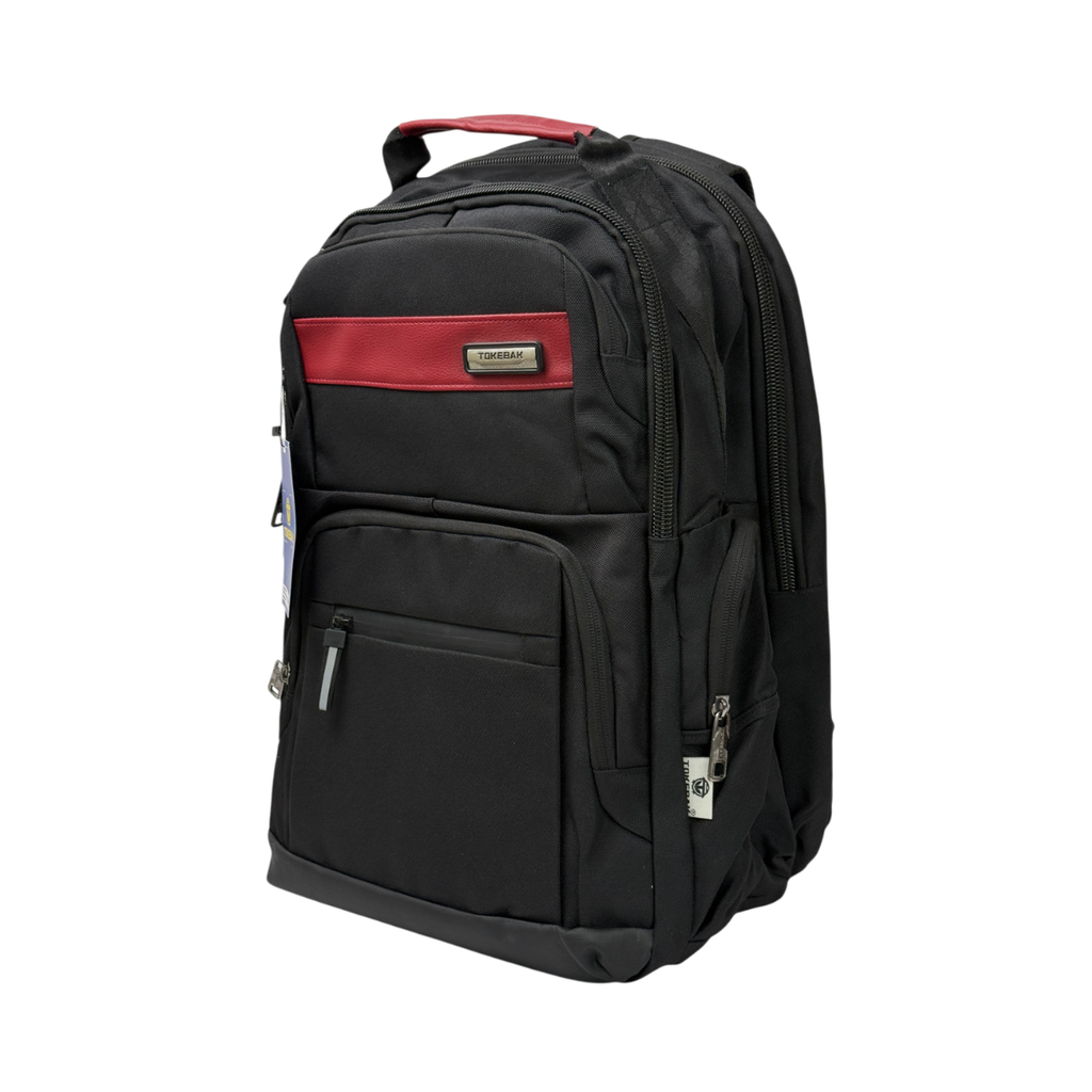 MOCHILA TOKEBAK ROJA + MORRAL ANTIRROBO