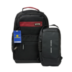 MOCHILA TOKEBAK ROJA + MORRAL ANTIRROBO