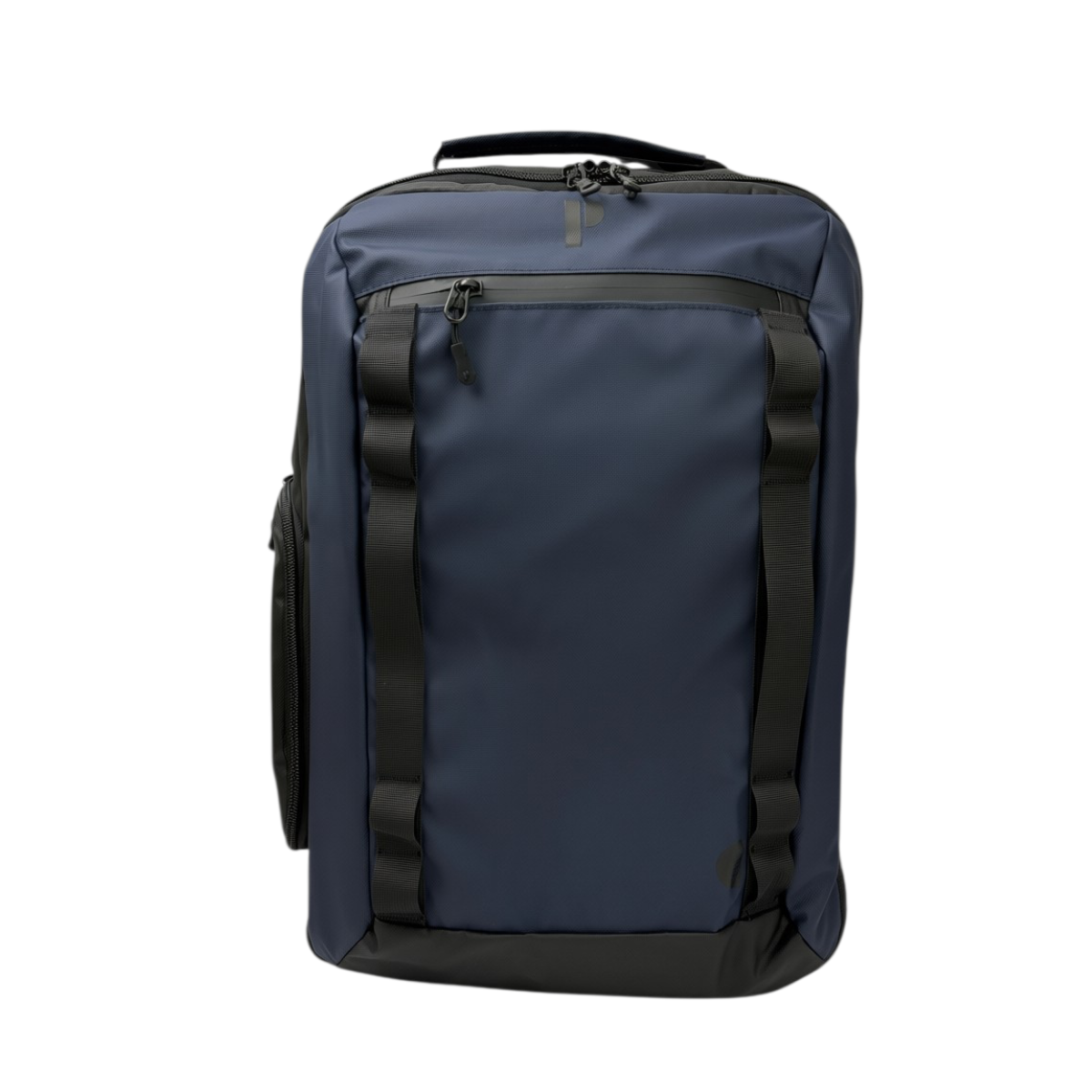 MOCHILA PORTA VIAJERA ANKARA-MCH AZUL/NEGRO + MORRAL ANTIRROBO