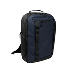 MOCHILA PORTA VIAJERA ANKARA-MCH AZUL/NEGRO + MORRAL ANTIRROBO