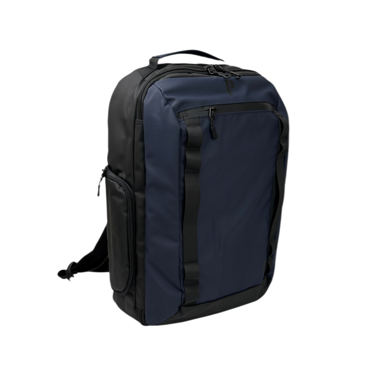 MOCHILA PORTA VIAJERA ANKARA-MCH AZUL/NEGRO + MORRAL ANTIRROBO
