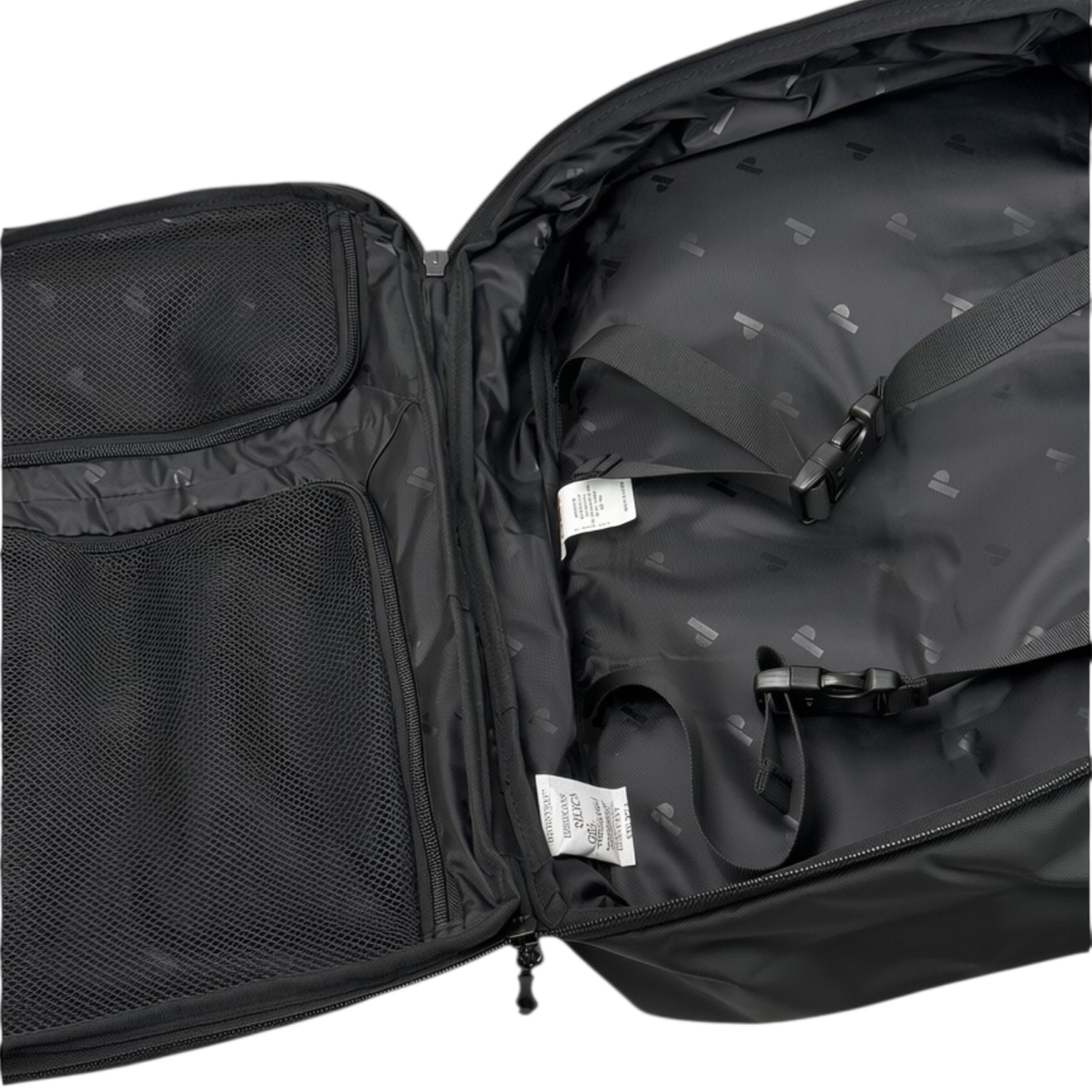 MOCHILA PORTA VIAJERA ANKARA-MCH AZUL/NEGRO + MORRAL ANTIRROBO
