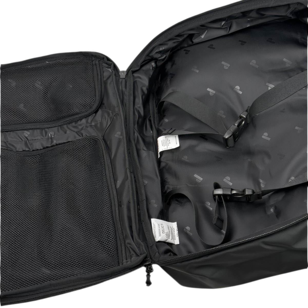 MOCHILA PORTA VIAJERA ANKARA-MCH AZUL/NEGRO + MORRAL ANTIRROBO